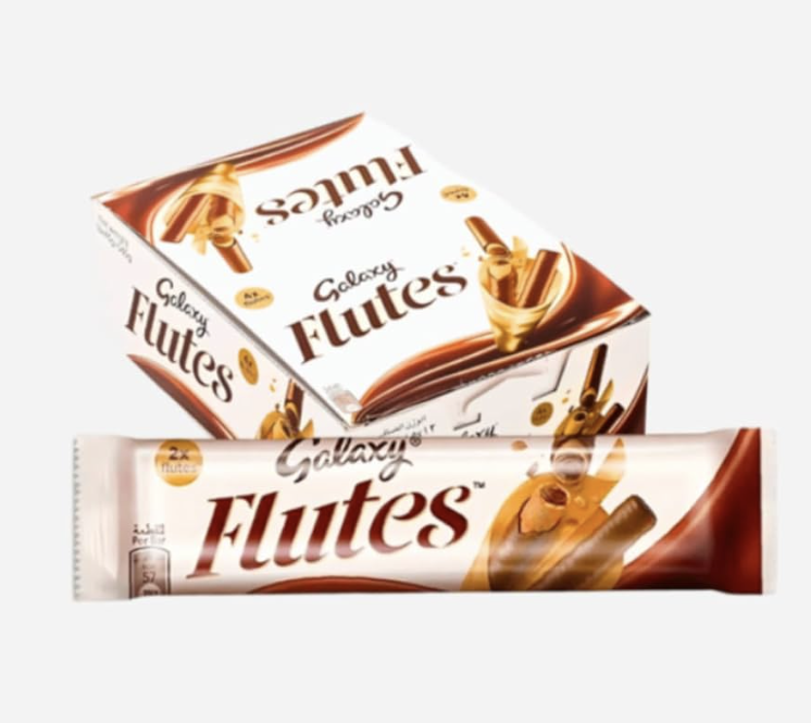 GALAXY MASTERCASE DEAL - Galaxy Vanilla Wafer rolls 22.5g - (24x12 packs)-