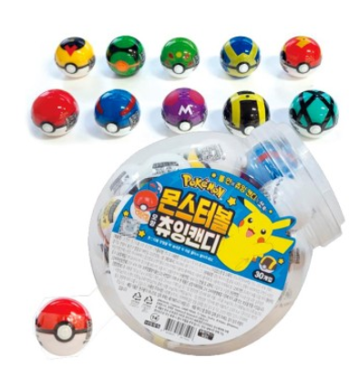 POKEMON Monster Ball Chewing Candy 5g (30 pack) - L1