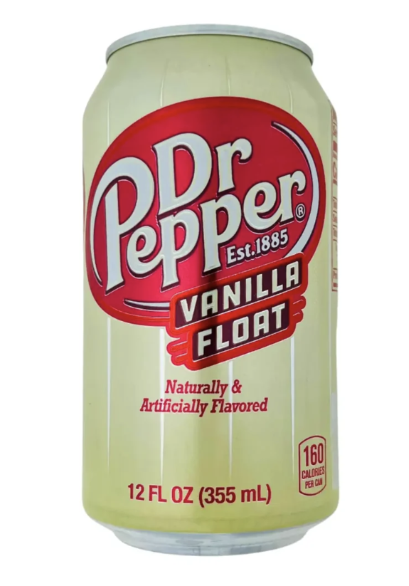 Dr Pepper Vanilla Float 355mL (12 pack)⁰