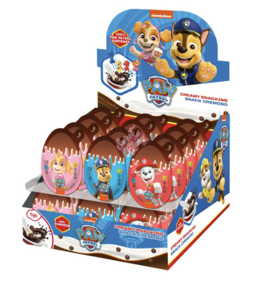 PAW PATROL Surprise Creamy Eggs 18g (24 Pack) - H33