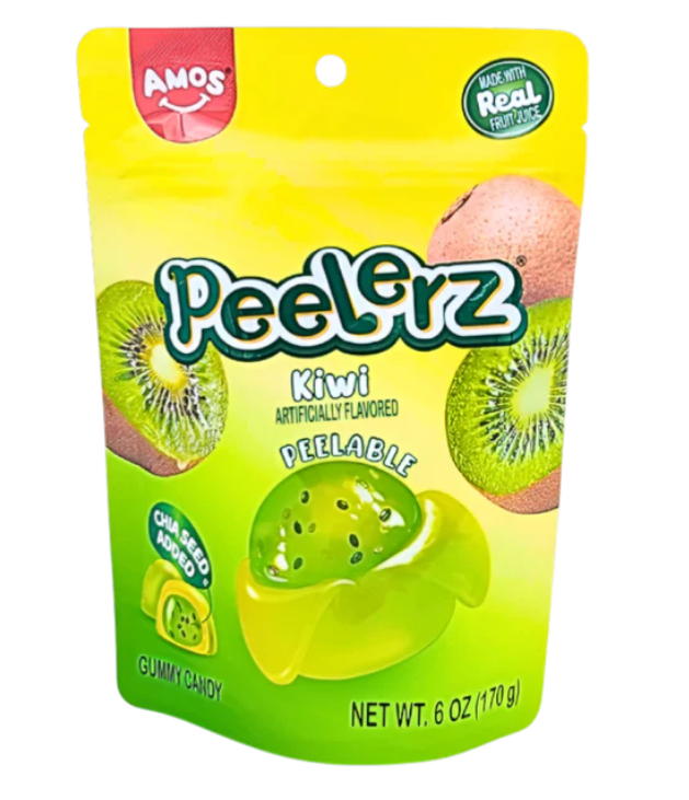 Amos Peelerz Kiwi 170g (12 pack) - L7 - L10