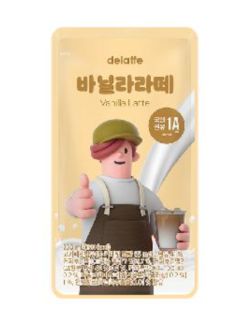 DELAFFE Vanilla Latte 340ml (30 pack) - SOL