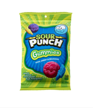 Sour Punch Gummies 191g (12 pack) -