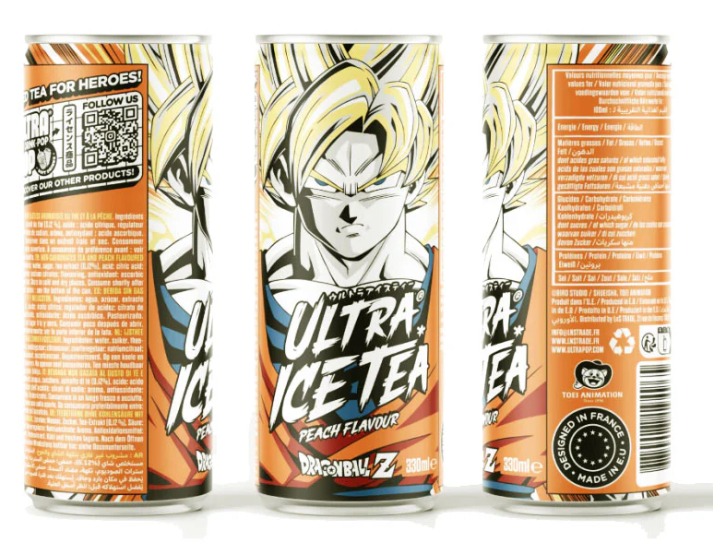 ULTRA ICE TEA - DBZ - GOKU - 33cl sleek (24 pack) - A16