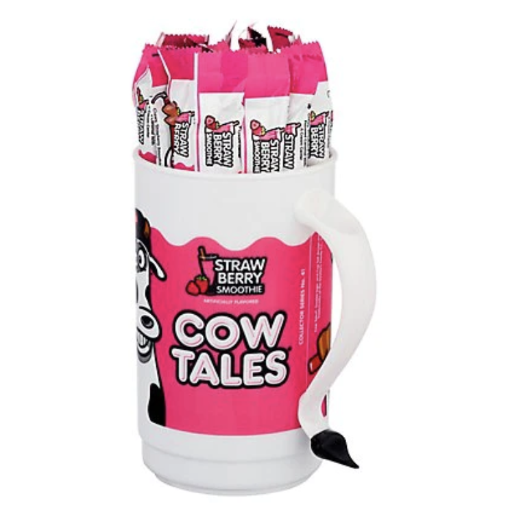 Cow Tales Strawberry Smoothie with Tumbler 28 g (100 Pack) - D69