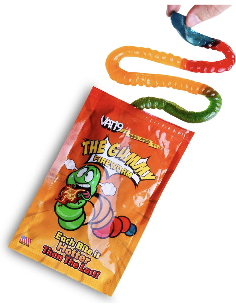 VAT19 - THE GUMMY FIREWORM - (pack of 12) -