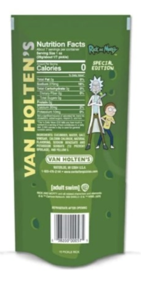 Van Holten's Rick and Morty Special Edition 140 g (12 Pack) - B5
