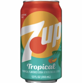7UP Tropical 355ml (12 pack)
