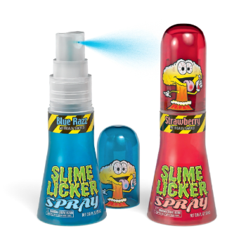 TOXIC WASTE SLIME LICKER SPRAY  Blue Razz & Strawberry 27ml (12 Pack) -Z22