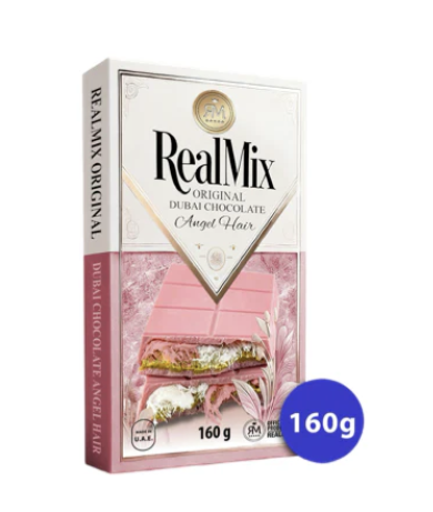 Real Mix Dubai Chocolate Angel Hair 160g ( 10 pack) -