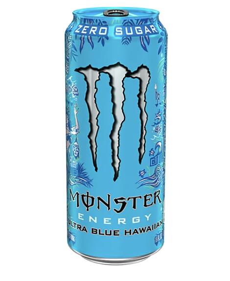 MONSTER Ultra Blue Haiwaiian 473ml ( 24 pack) -