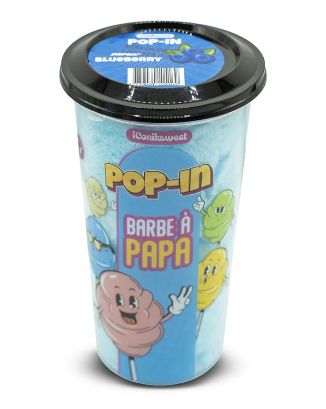 POP-IN – Blueberry Cotton Candy – Box 60g (12 pack) -I7 -I8