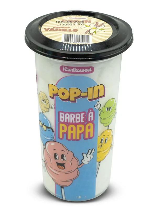 POP-IN – Vanilla Cotton Candy – Box 60g (12 pack) - I10