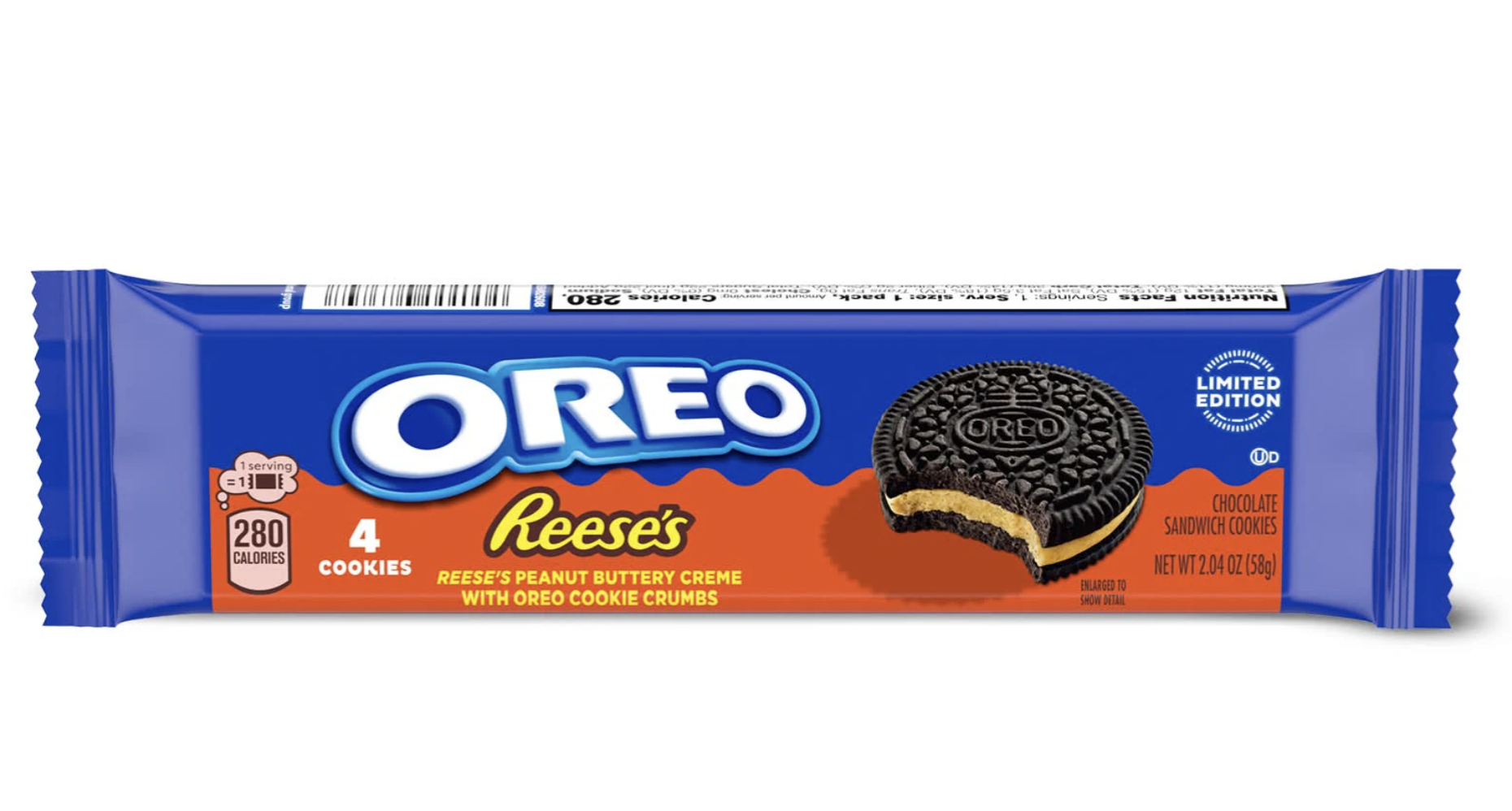 OREO Reese’s Peanut Butter Cookies – Single Serve 58 g (12 pack)