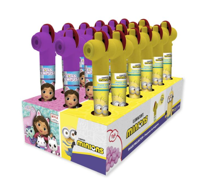 MINIONS X GABBY'S DOLLHOUSE Mini Projector 10g (18 pack) - H29