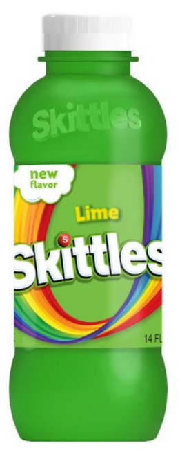 SKITTLES Lime Flavor Drink 414ml (12 pack)