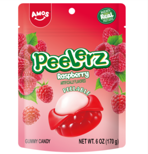 AMOS Peelerz Raspberry 170g (12 pack)
