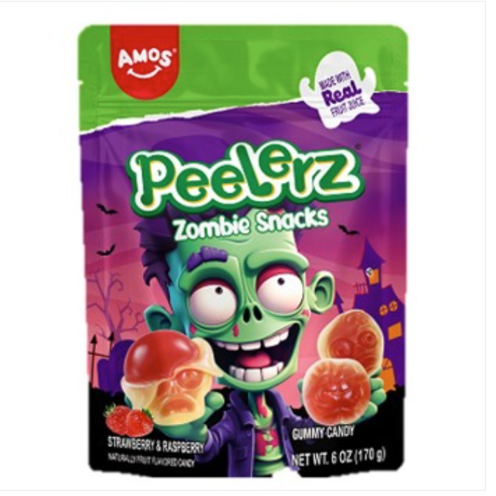 AMOS Peelerz Zombie Snacks 170g (12 pack)