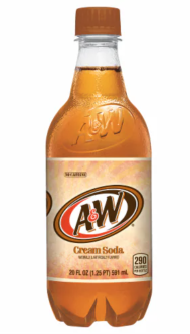 A&W Cream Soda 591ml (24 pack)