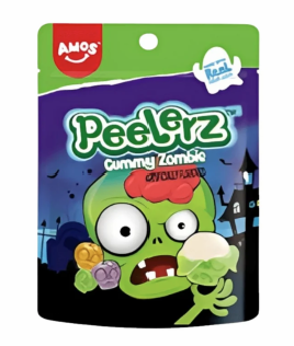 AMOS Peelerz Gummy Zombie 65g (24 pack)