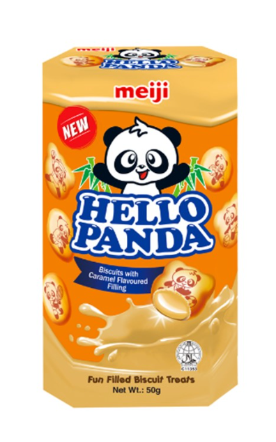 Meiji Hello Panda Caramel Biscuit 43g ( 10 pack) -