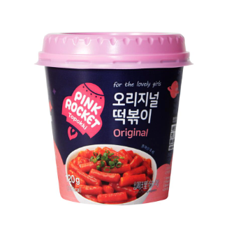 YOUNGPOONG Pink Rocket Original Tteokbokki Cup 120g (30 Pack) -