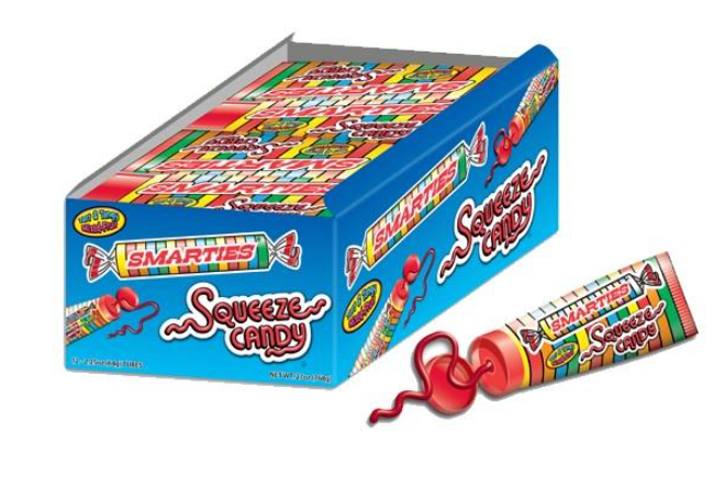 Smarties Squeeze Candy 64g (12 pack) - H72