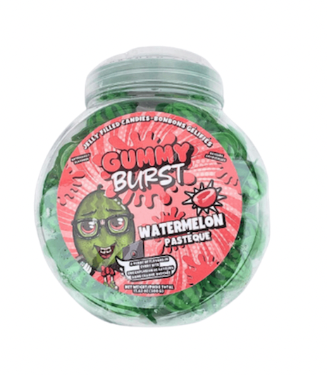 GUMMY BURST Jelly Filled Candies Watermelon Halal 10g (50 pack) - D7