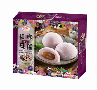 Royal Family Hefeng Mochi Taro Flavor 140g (24 pack) -