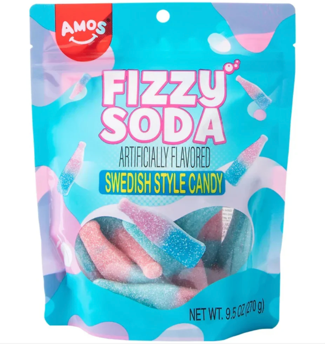 AMOS Swedish Fizzy Soda 270g (12 pack)