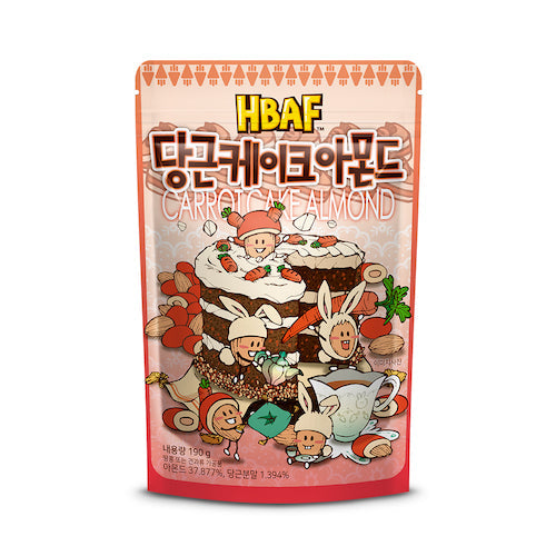 HBAF Carrot Cake Almond 120g (20 pack) -