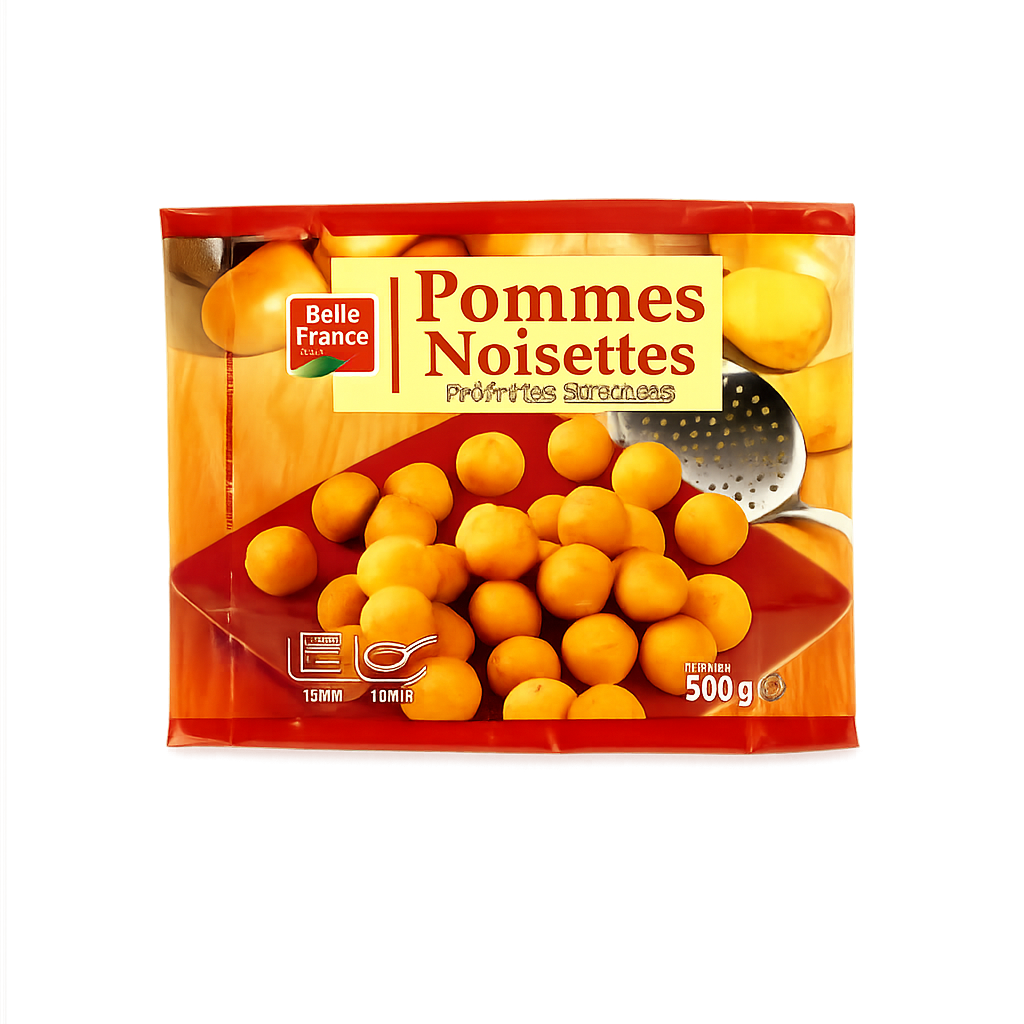 FROZEN - BELLE FRANCE Pommes Noisettes 500g (20 pack)