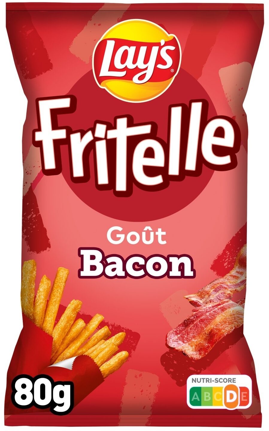 Lay's Fritelle Bacon 80g (15 pack)