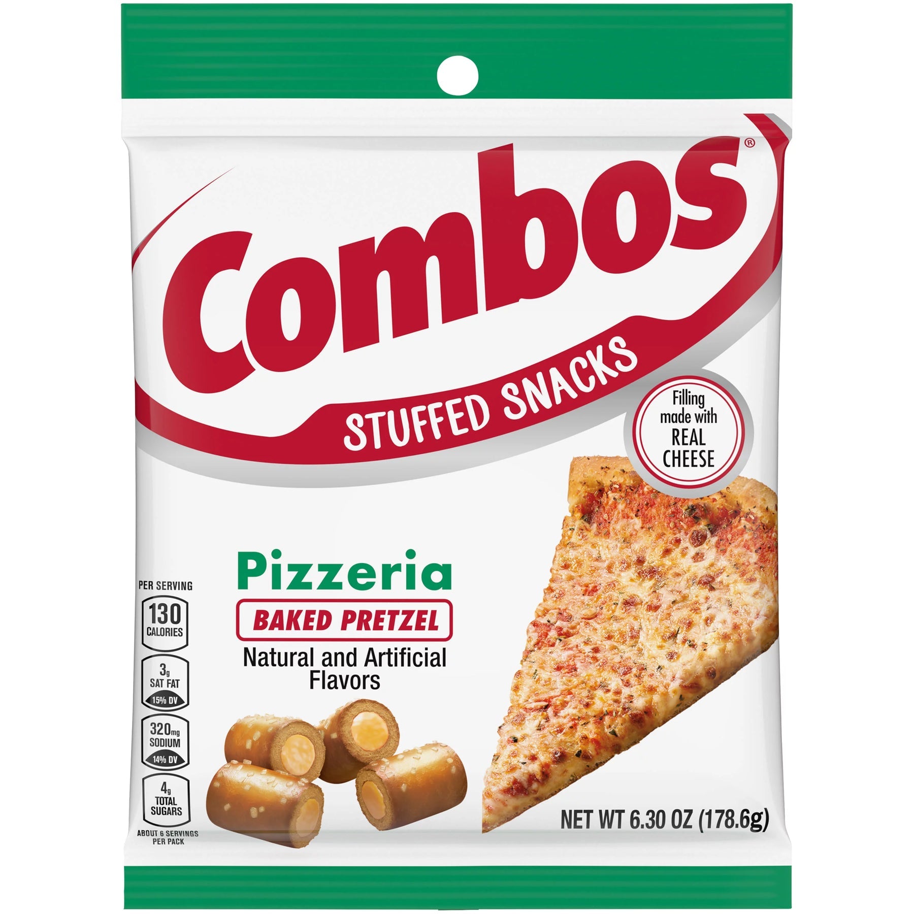 Combos Pizzeria Baked Pretzel  179 g (12 Pack) -