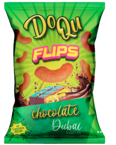 Doqu Flips Dubai Chocolate 90g (10 pack) -
