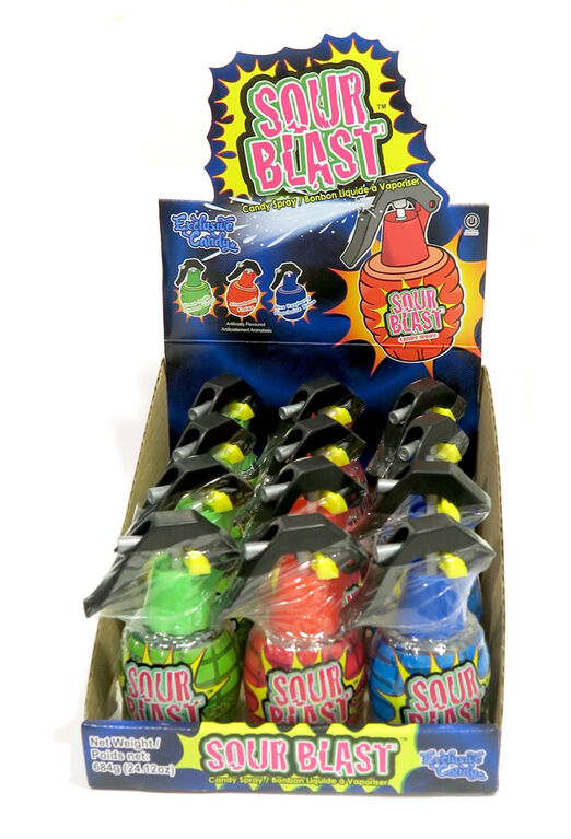 Kidsmania Sour Blast Candy Spray 57g (12 pack) -Z63