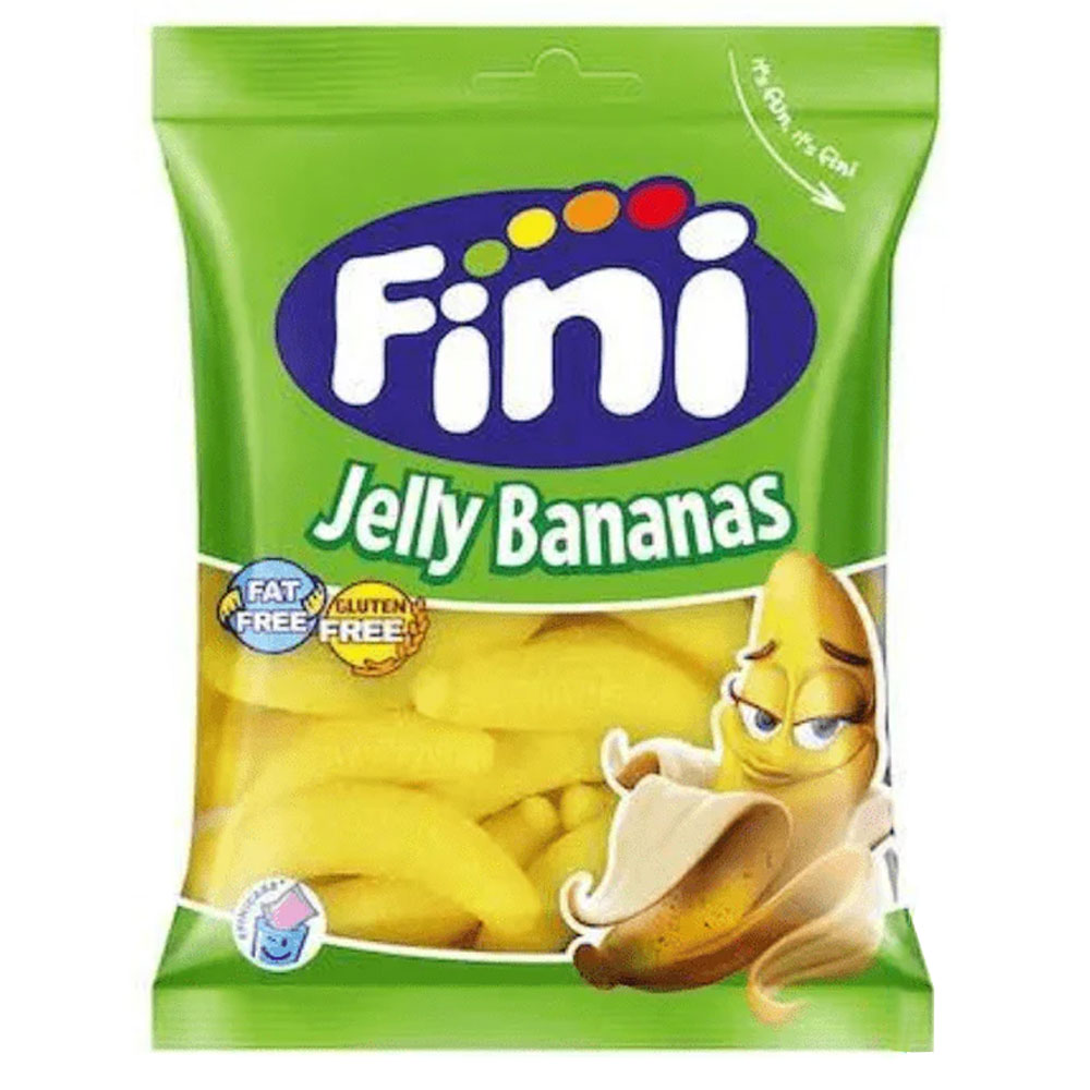 Fini Jelly Bananas 90g (12 pack) - Halal  - B16     05/27