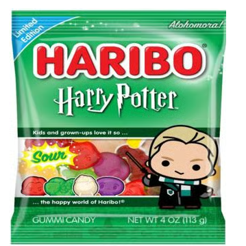 Haribo Harry Potter Sour Peg Bag 113g (12 Pack) - H27