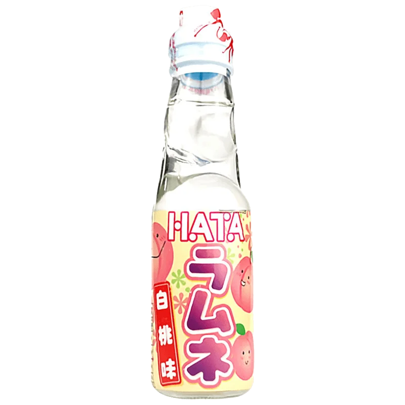 Hatakosen Ramune Peach 200 mL (30 Pack)