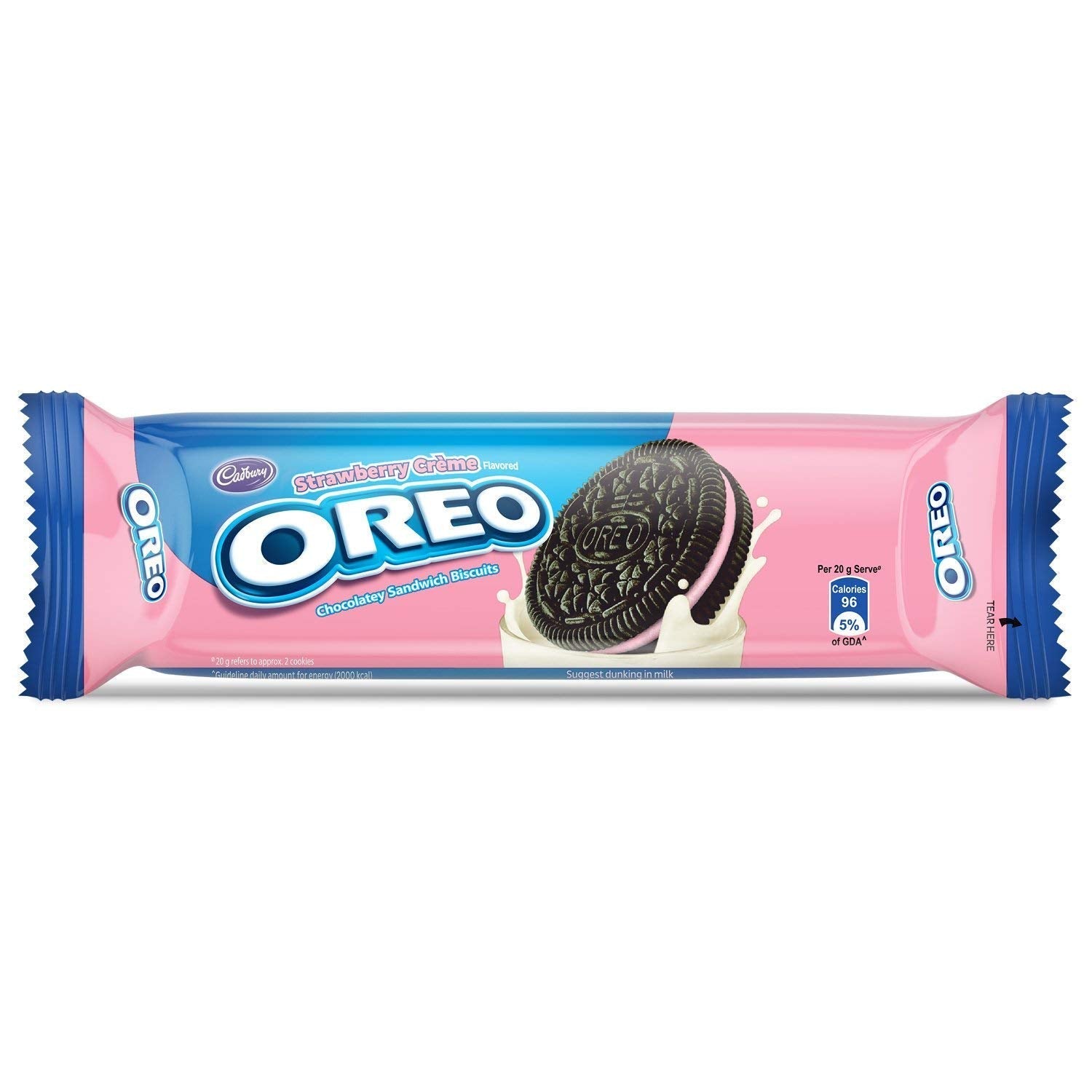 Oreo Sandwich Strawberry 120g - Vietnam  (24 pack) -
