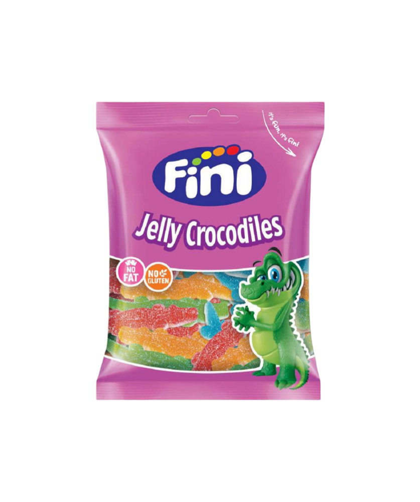 Fini Jelly Crocodiles 90g (12 pack) - Halal  -A2