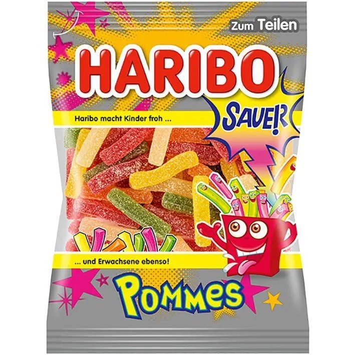 Haribo Sauer Pommes 100 g (24 Pack) -
