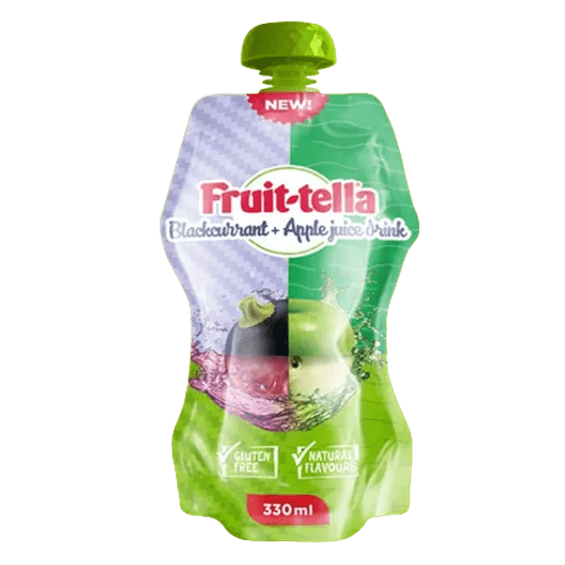 Fruit-Tella Blackcurrant and Apple Juice Drink 330ml (18 pack) - C11      11/25