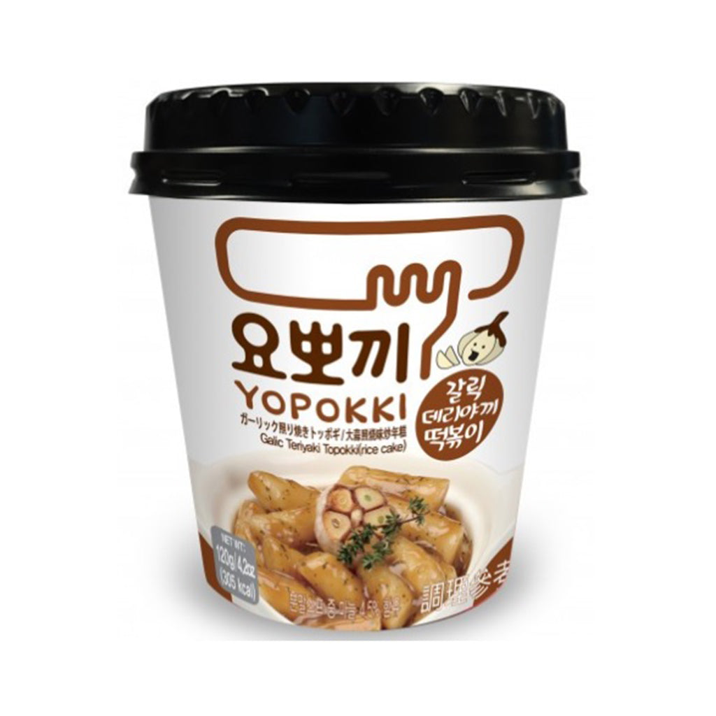 Yopokki Garlic Teriyaki Topokki Cup 120g (30 Pack) - P53