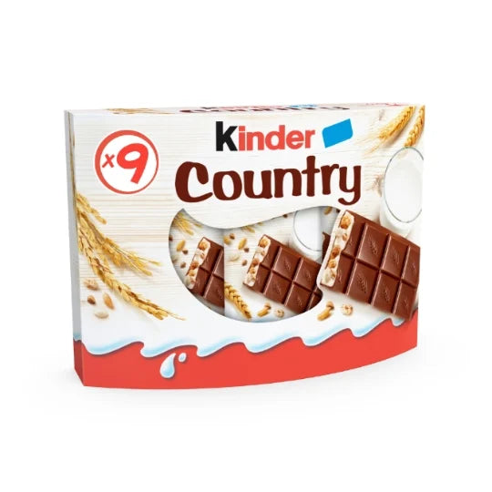 Kinder Country x9 - 211g (18 pack) -