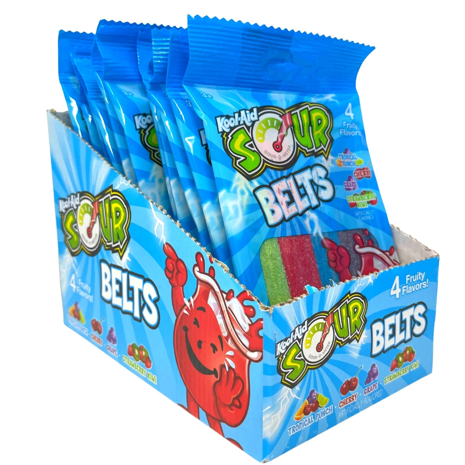 Kool-Aid Sour Belts Bag 99g (12 Pack) - B1