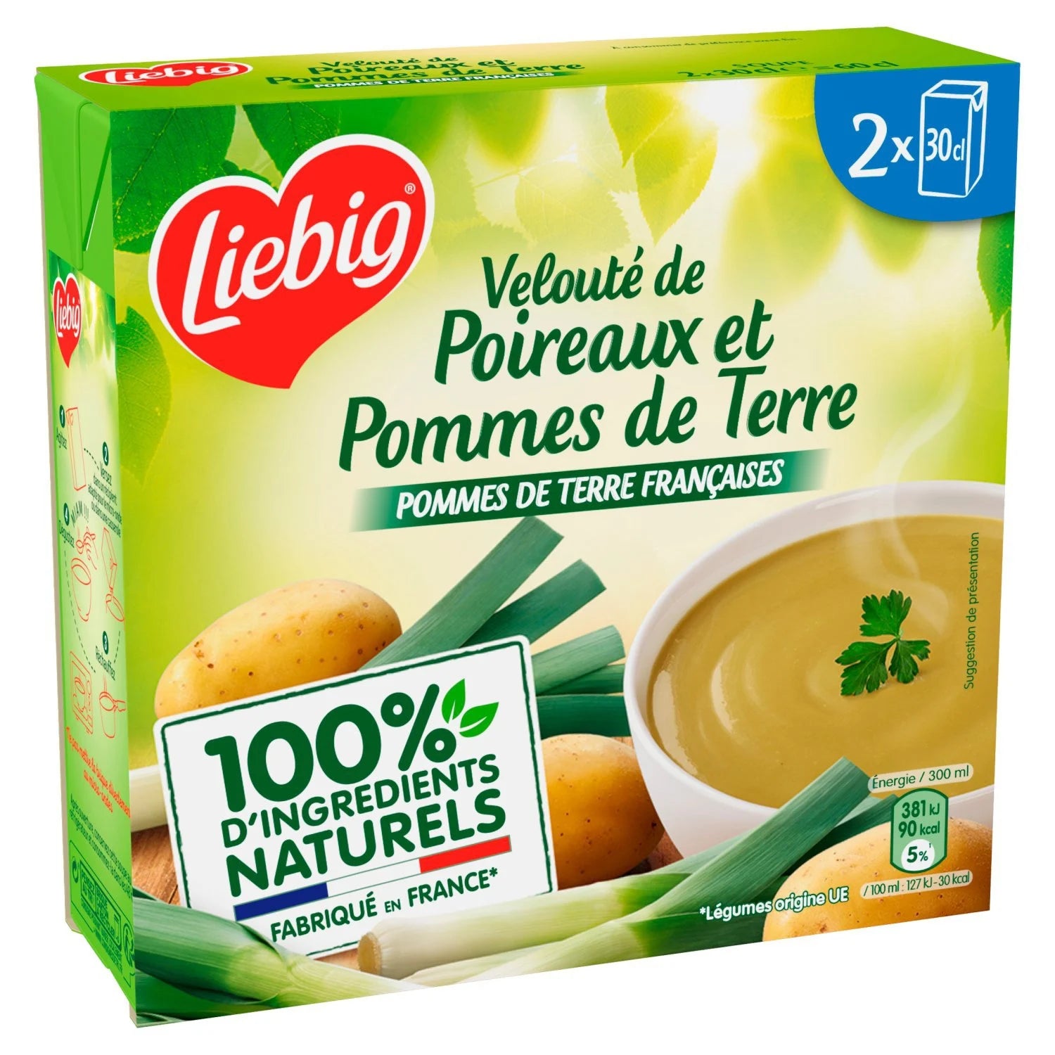 Liebig Velouté de Poireaux et Pommes de Terre 2x30cl (9 pack) - O9