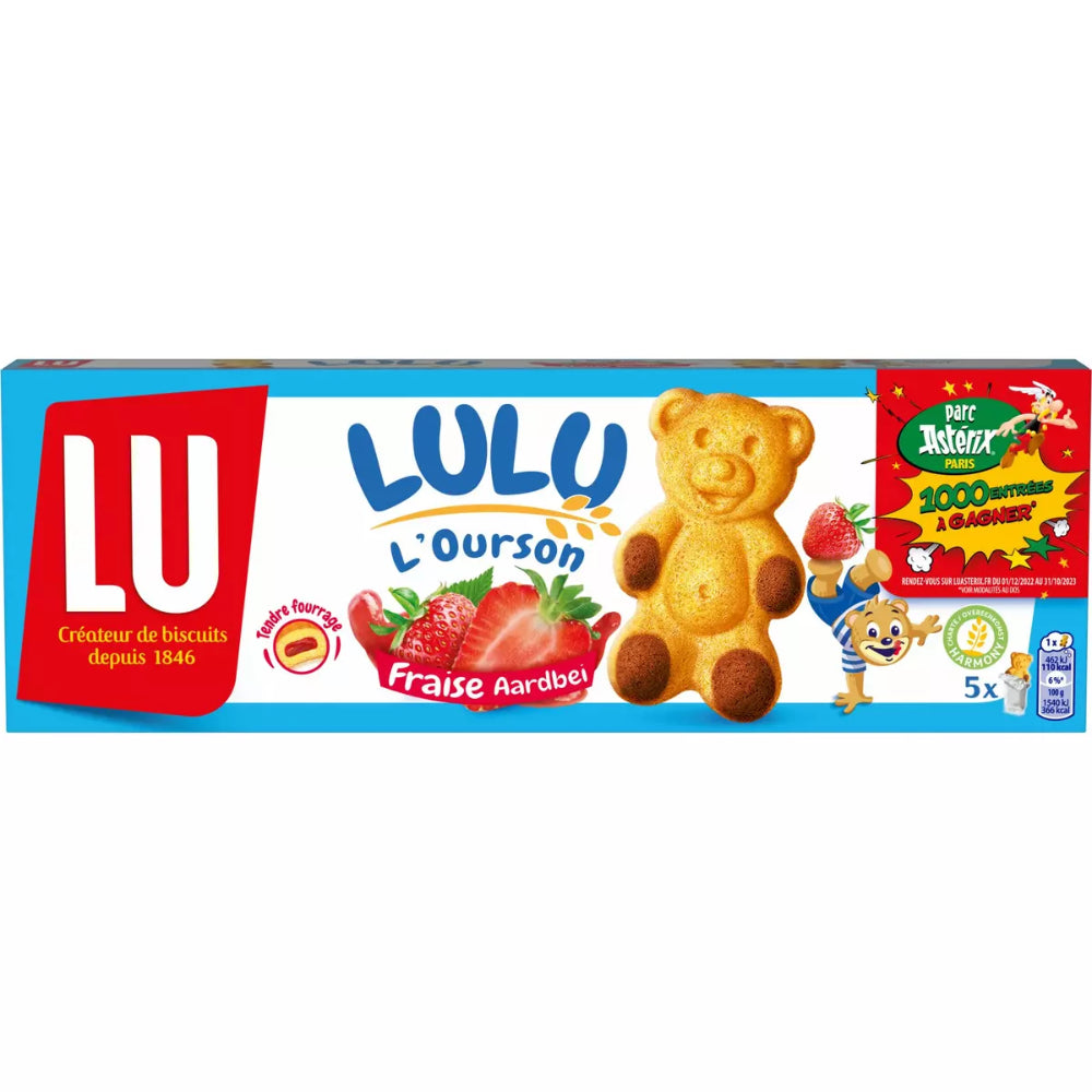 LU Lulu l'Ourson Fraise 150g (20 pack) - K14