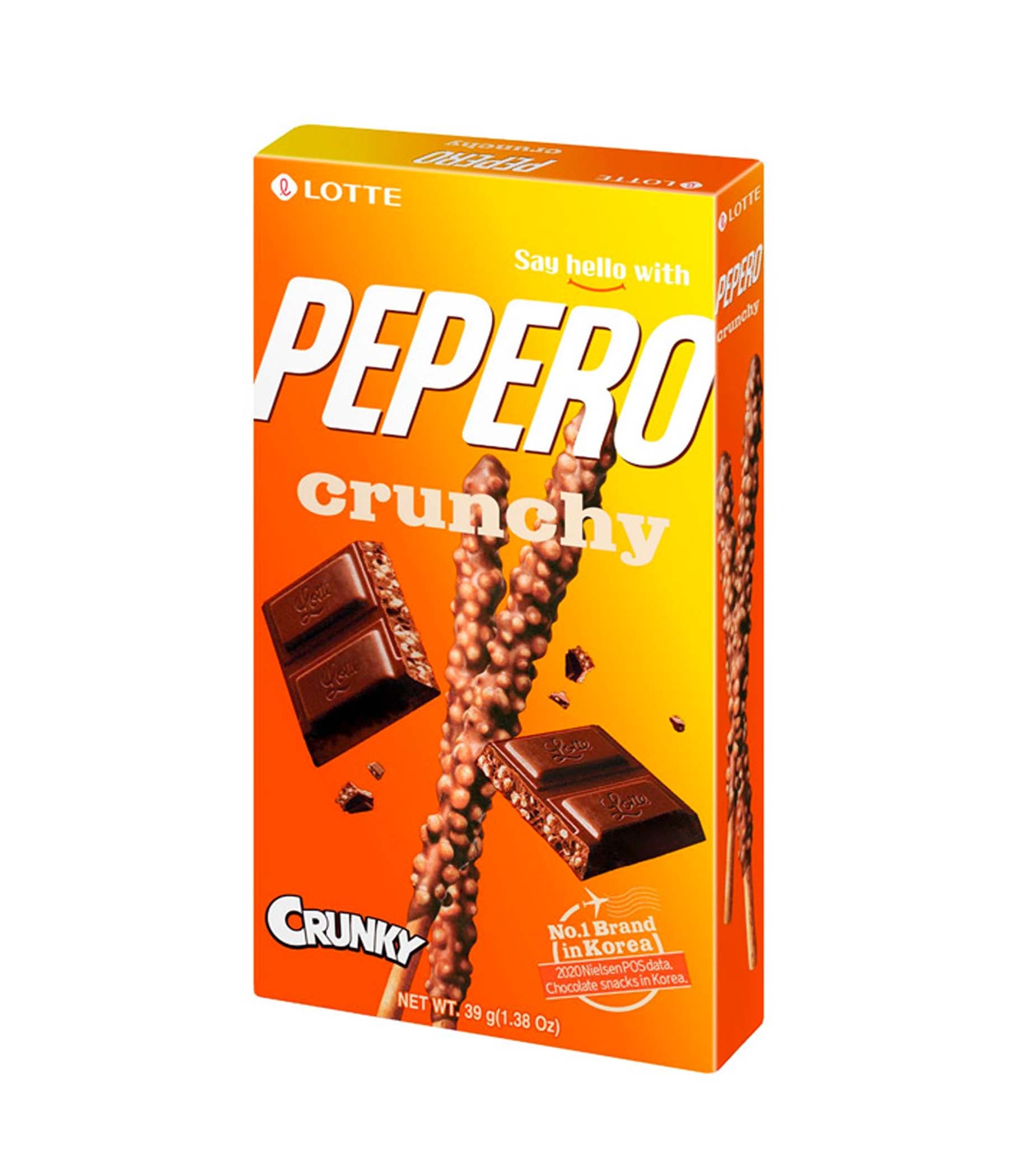 Lotte Pepero Crunchy 37g (40 Pack) -