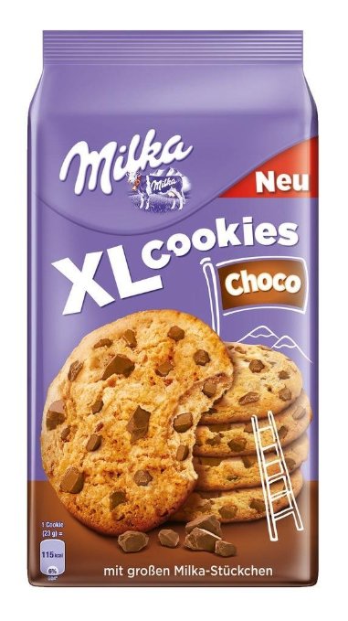 Milka XL Cookies Choco 184g (10 pack) -K1